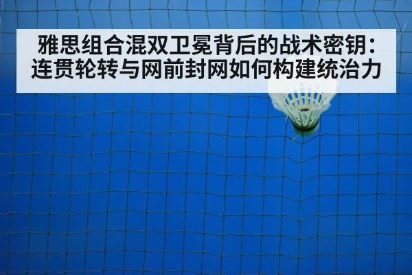 雅思组合混双卫冕背后的战术密钥:连贯轮转与网前封网如何构建统治力